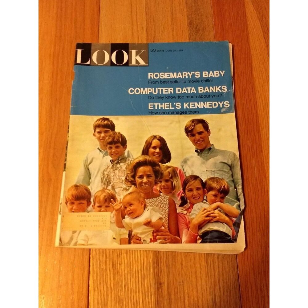 LOOK MAGAZINE JUNE 25, 1968 Kennedy